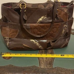Coach Leather Patchwork Purse